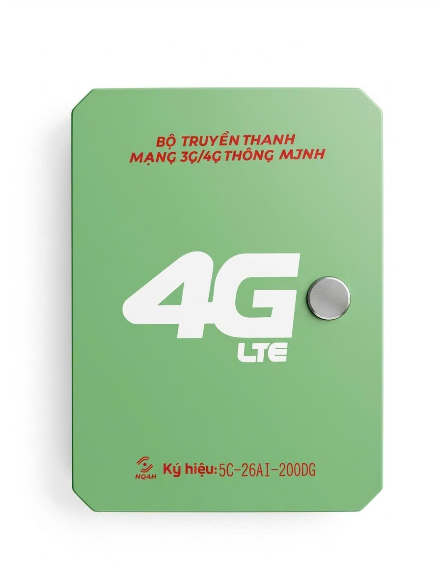 Bộ truyền thanh mạng 3G/4G thông minh